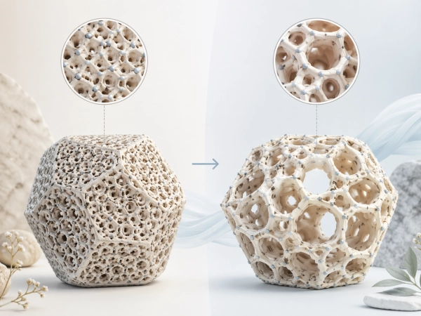PMA-Aktivierung vergrößert die innere Oberfläche des Zeolith-Kristalls