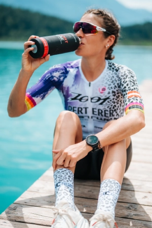 PANACEO Sport Bottle beim Training im Einsatz