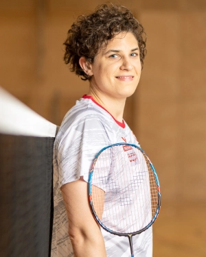 Katrin Neudolt, badminton player, uses PANACEO SPORT PURE for performance, focus and recovery