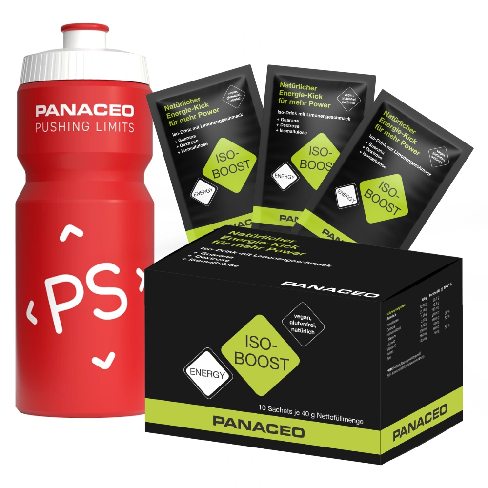 ISO-BOOST 10 pack mit Trinkflasche