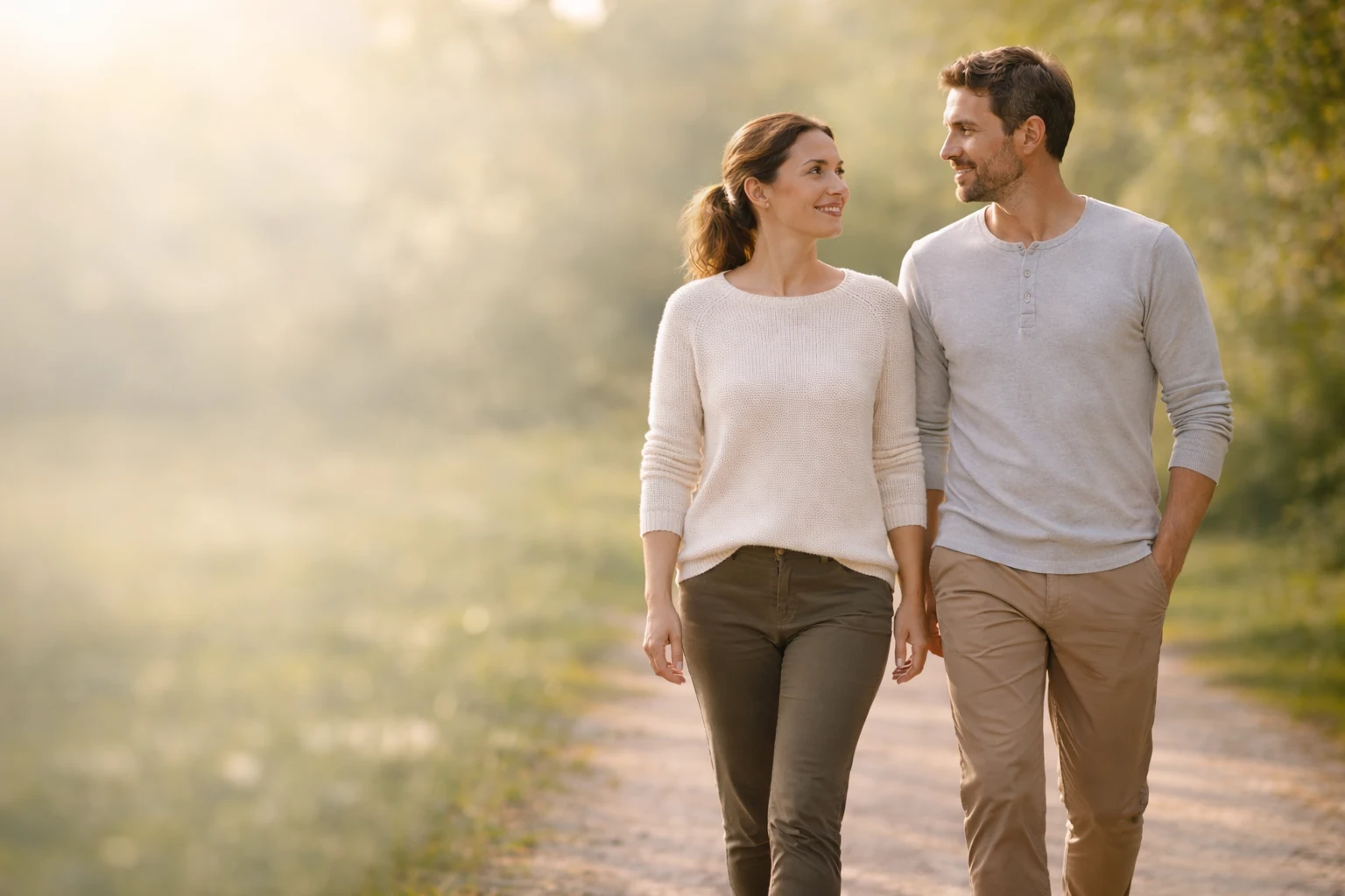 Natürlich gesund und voller Energie – mit PMA-Zeolith für Deine Darmgesundheit Eine sportliche Frau joggt im Grünen. Symbol für natürliche Gesundheit, Energie und Darmwohl durch PMA-Zeolith.