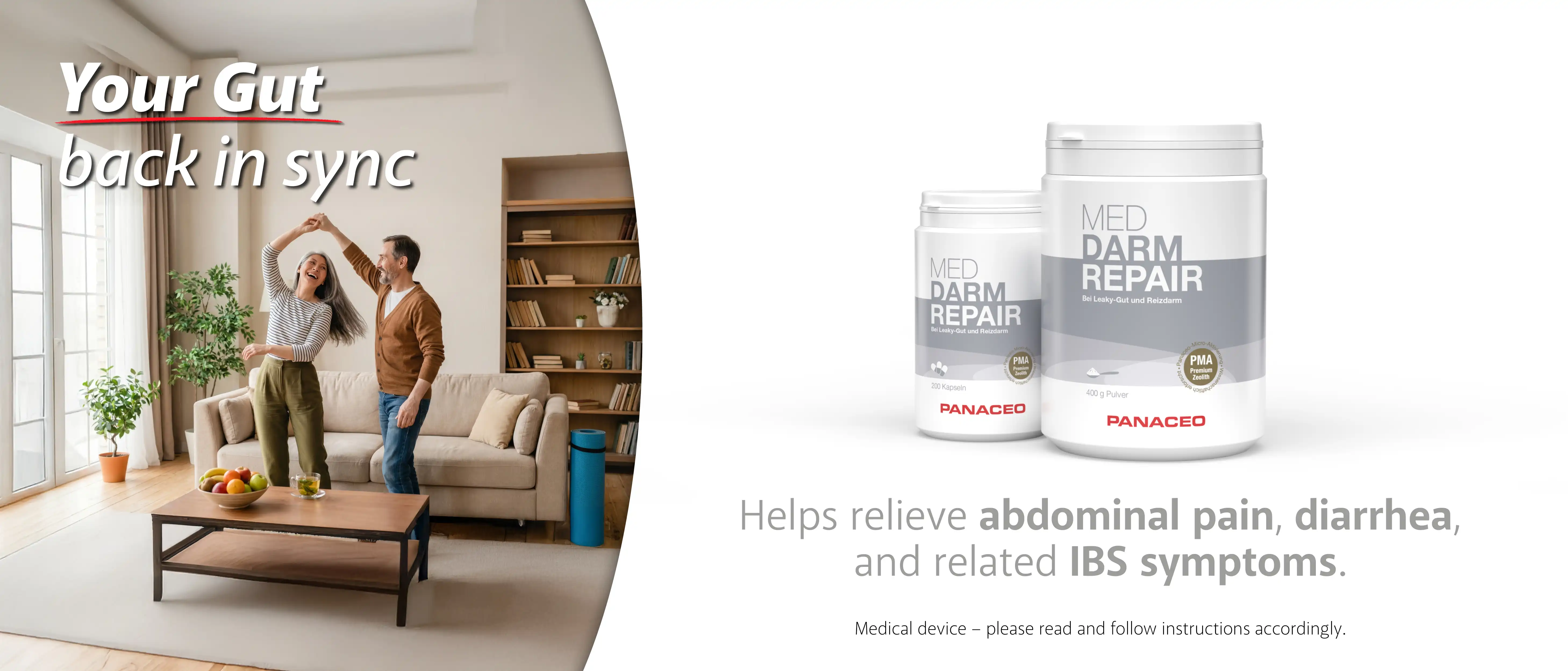 MED DARM-REPAIR bringt den Darm in Takt! MED DARM-REPAIR bringt den Darm in Takt!