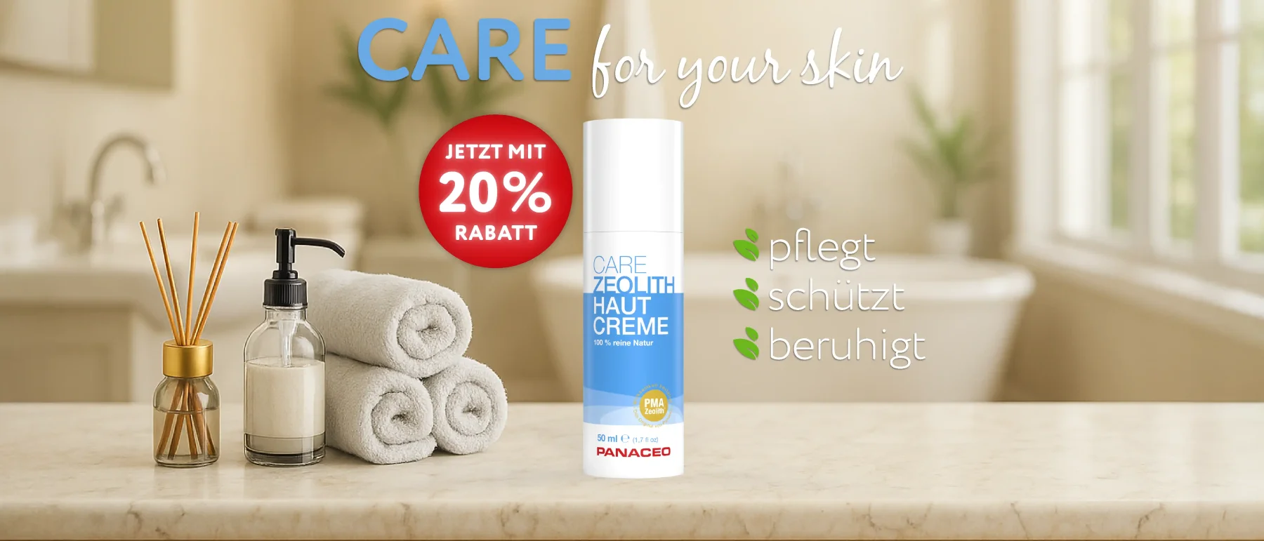 Care Zeolith-Hautcreme im Angebot