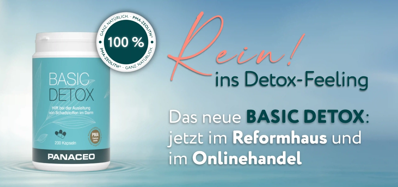 BASIC DETOX erstrahlt im neuen Glanz - Jetzt mit 100 % PMA-Zeolith®