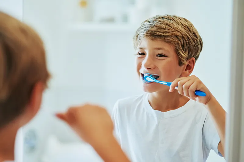 Fluoridfreie Zahnpasta auch für Kinder geeignet Unsere Zeolith Zahnpasta ohne Fluorid und ohne Titandioxid ist auch für Kinder geeignet!