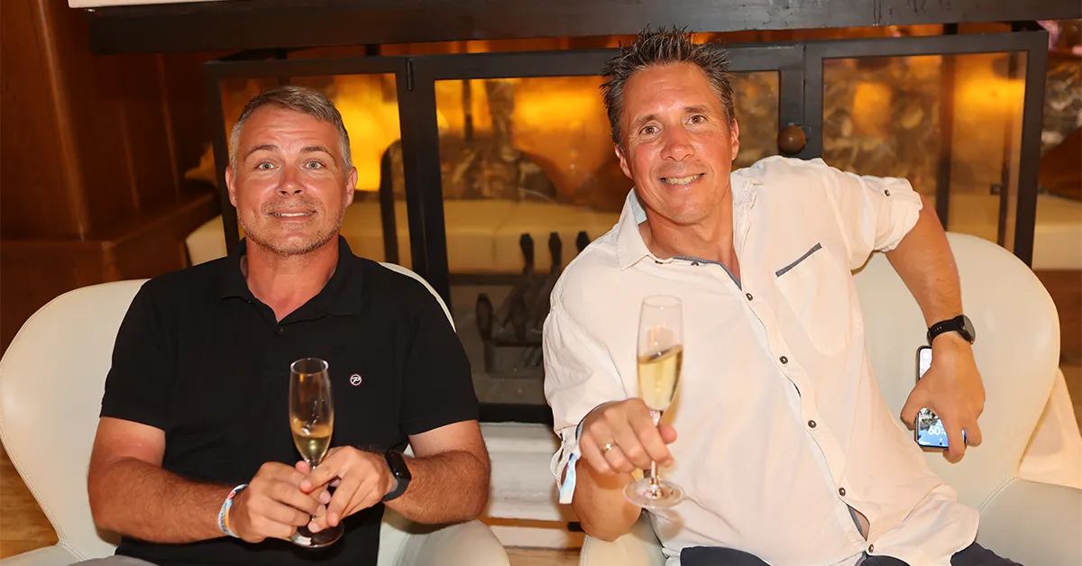 Die glücklichen Gewinner der Klammer Trophy 2025: Florian Diessl und Thomas Bogner