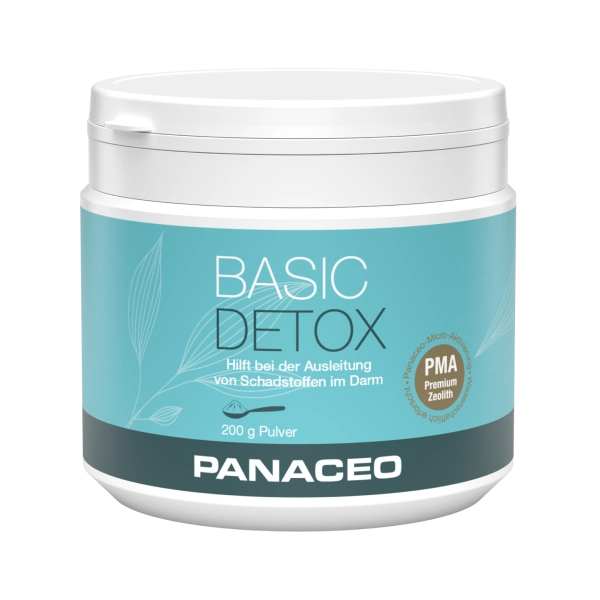 PANACEO BASIC DETOX – zeolite for daily gut detox PANACEO BASIC DETOX 200g for daily gut detox